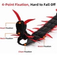 thumbnail image 5 of Halloween Cat Costume Centipede Outfit, Funny Pet Centipede Costume with Adjustable Straps, Cat Centipede Cosplay Outfit for Small Medium Large Cats(Red), 5 of 6