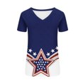 thumbnail image 5 of Odeerbi 4th of July Patriotic Shirt for Women V-Neck Independence Day Print Blouses 2025 Fashion Comfortable Tops Multicolor, 5 of 5