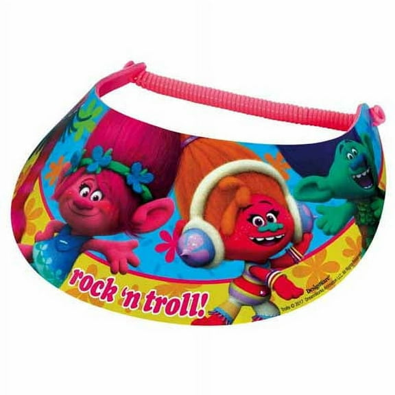 Partypro 250653 Trolls Foam Visor