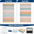 thumbnail image 2 of Sunvasagoo Waterproof Reversible Outdoor Rug – Lightweight Portable Patio MWaterproof Reversible Outdoor Rug – Lightweight Portable Patio Mat for Camping, RV, Deck, Porch – UV & mark Resistant, 2 of 22