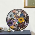 thumbnail image 4 of Yayeee Wall Clock Battery Operated 11.9" Silent Quartz Non-Ticking for Living Room Decor, Colorful Flowers, 4 of 8