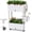 27.8", variant on 2-Tier 27.8"H Rolling Raised Garden Bed with Wheels, Self Watering Planter Box with Visible Water Level, Gray Rustproof Plastic & Strawberry Planter for Indoor Outdoor Vegetables , DIY Kit