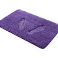 thumbnail image 2 of Yafa Home Fashion 2 Piece Solid Microfiber Soft Bathroom Rug Set, Non-Slip TPR Backing, 2 of 6