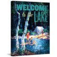 thumbnail image 1 of Marmont Hill - "Welcome to Lake" Painting Print on Wrapped Canvas, 1 of 5