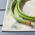 thumbnail image 3 of SAFAVIEH Sarasota Alexa Botanical Indoor/Outdoor Area Rug, Light Green/Ivory, 6'7" x 6'7" Square, 3 of 6