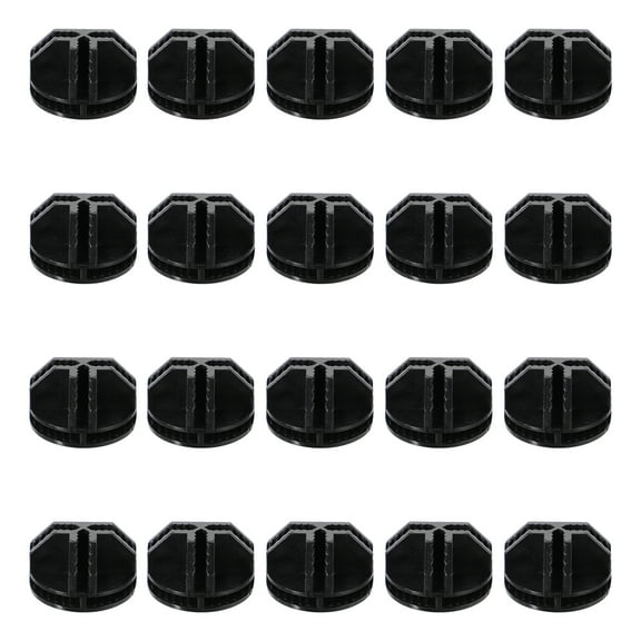 HERFIER 20pcs Wire Cube Connectors for Storage Shelving Cabinet Modular Organizers 1.38x0.9x0.9in