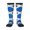 3 Black, variant on Scotland Flag Knee High Socks for Women Long Leg Warmers Socks