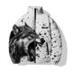 thumbnail image 2 of Parkas modernas y cómodas para hombre, nuevo estilo, abrigos deportivos de invierno para el tiempo libre para hombre, abrigo con estampado de lobo para hombre, chaquetas que mantienen el calor, 2 of 5