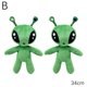 thumbnail image 2 of Muñeco de peluche extraterrestre verde Aftonsparv, juguete periférico, 2 of 2