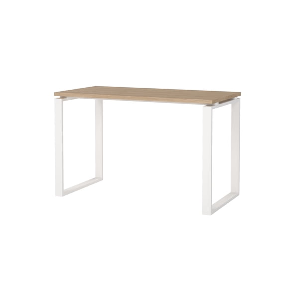 Tvilum Sign Home Office Writing Office Desk for Adults, Jackson Hickory/White