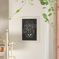 thumbnail image 2 of Flash Furniture Canterbury 18" x 24" Solid White Rustic Magnetic Wall Mounted Chalkboard, 2 of 12