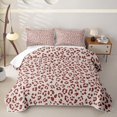 thumbnail image 2 of Erosebridal Girls Leopard Printed Twin Quilt Set, Fashion Cheetah Print Twin Coverlet Set, 2 Pieces, 2 of 7
