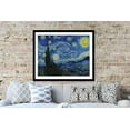 thumbnail image 3 of Starry Night Vincent Van Gogh Artwork Framed Art Poster Print, 3 of 10
