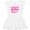AA-White, variant on Inktastic Valentine's Day My Great Grandma Loves Me Hearts and Lips Girls Baby Dress