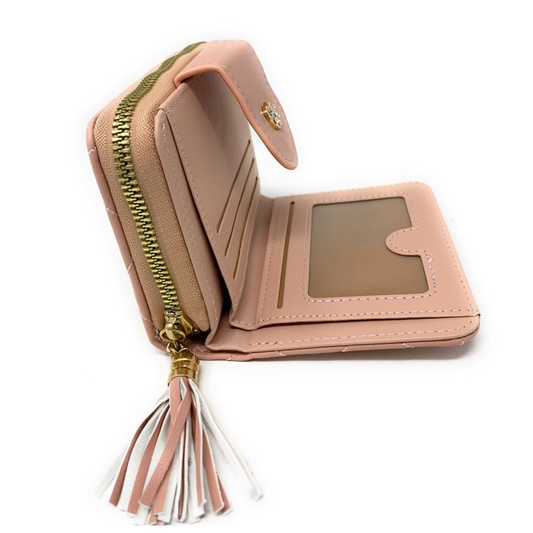 Heart Trifold Wallet - Blush Pink