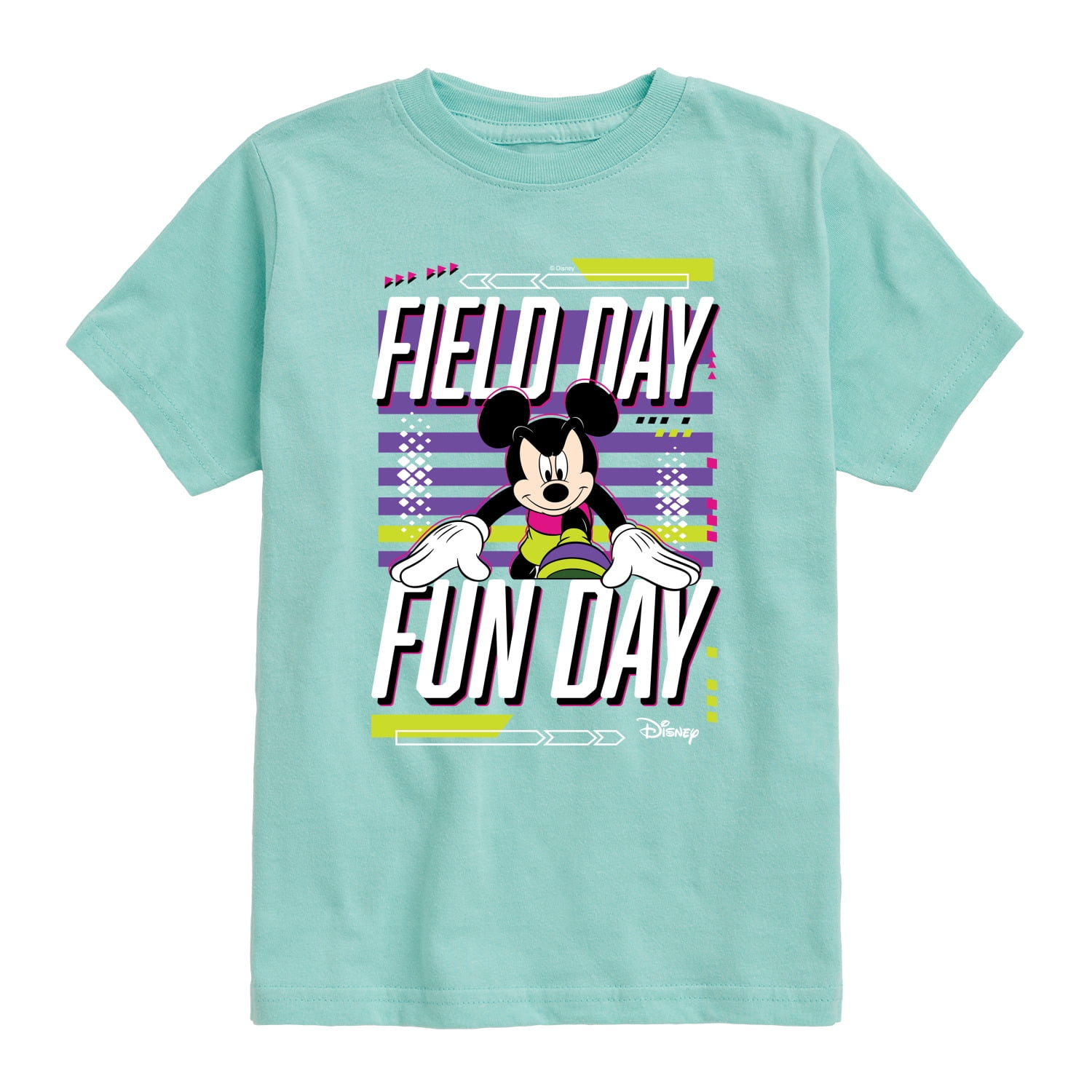 Disney Field Day Fun Day Youth Fine Jersey Short Sleeve Graphic T