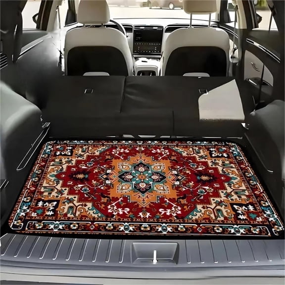 Universal Car Trunk Mat with Non-Slip Backing, Easy-Clean Surface, Non‑slip Wear‑resistant Cargo Liner, 29.5''x39.4'' Universal Fit Various Patterns