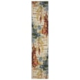 thumbnail image 3 of Oriental Weavers Soleri Wool Blend Area Rug - SOL01 - 6'7" x 9'6" - in Beige/ Multi - Modern Style, Wool Blend, Dining, Living Room Rug, 3 of 6