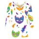 thumbnail image 2 of TaTaai Carnival Women's Casual Print Round Neck 3/4 Sleeve T-Shirt Loose Top Gift, 2 of 5