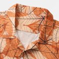 thumbnail image 3 of Camisas Vaqueras Para Hombre Manga Larga Camiseta de hombre Impreso Casua lBlouse Túnica (Orange, L), 3 of 6