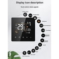 thumbnail image 2 of Smart Thermostat 16A Electric Heating Temperature Controller White, 2 of 5