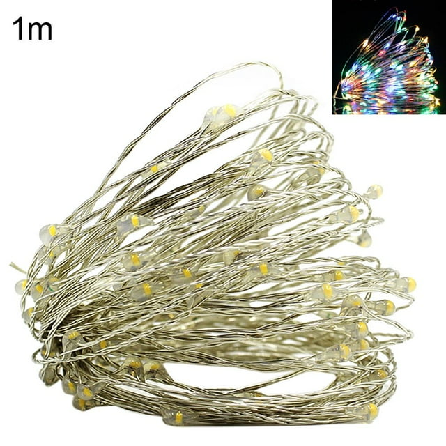 EIMELI 1m 2m 3m 5m 10m LED Copper Wire Starry String Lights DIY Home Party Decoration
