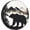 Bear And Mountain, variant on Bear and Mountain Spare Tire Cover Wheel Protectors for Decoration and Weather Protection for Trailers Rv SUV Truck Campervan Travel Trailer