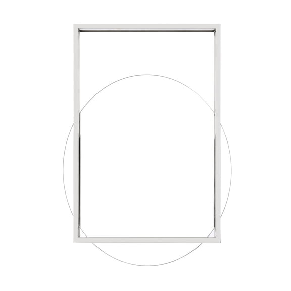 Pierre 35.5" Vanity Mirror in Chrome