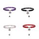 thumbnail image 5 of Minnieouse elástica con cuentas, dije de piedra de color, colgante de flor de loto, de cadena, joyería, brazalete de amatista, meditación Ropa, zapatos y accesorios Miscelánea cuarzo rosa, 5 of 6