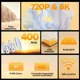 thumbnail image 2 of Magcubic Proyector Inteligente Android 14 4K y 8K, Proyector Portátil con WiFi 6 y BT 5.4, Enfoque Automático y Tecla Vertical, Giratorio a 180°, Mini Proyector para Exteriores y Hogar HY300Max, 2 of 11