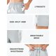 thumbnail image 5 of Pantalones cortos deportivos NORTHYARD Running para hombre de 5 pulgadas, gris claro, 5 of 6