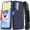 Blue, variant on Starshop Samsung Galaxy S26 Plus Case Phone Cover Shockproof Holster With Glass Screen - Blue