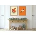 thumbnail image 6 of Kate and Laurel Sylvie Black-Capped Chickadee Framed Canvas Wall Art by Amber Leaders Designs, 18x24 Natural, Mid-Century Modern Bird Art for Wall, 6 of 6