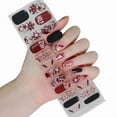 thumbnail image 5 of Semi Cured Nails Polish Wraps Halloween Nails Stickers Glow in the Dark Gels Nails Strips Nails Art Decoration, 5 of 9