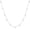 White Gold, variant on 14k Gold Chain with 18k Gold Dangling Beads Necklace for Women, Tiny Ball Choker Necklace, Jewelry Gift for Her, 14-19 Inch