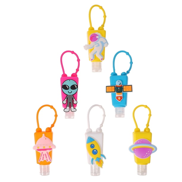 GOOHOCHY Dispensador de mano portátil de 6 piezas, botella de viaje para niños, contenedor de líquido