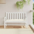thumbnail image 3 of vidaXL Garden Bench Cushion Melange Cream 47.2"x19.7"x2.8" Fabric, 3 of 7