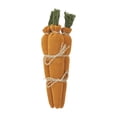 thumbnail image 2 of VHC Brands Spring in Bloom Bundle of 3 Fabric Ornament Carrots 1.5x12, Spring Hanging Decoration, Small Hanging Spring and Easter Decor, 2 of 3