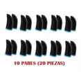 thumbnail image 1 of Dedales Guantes Fundas Dedos Gamer Antisudor Touch Azul 20pz, 1 of 1