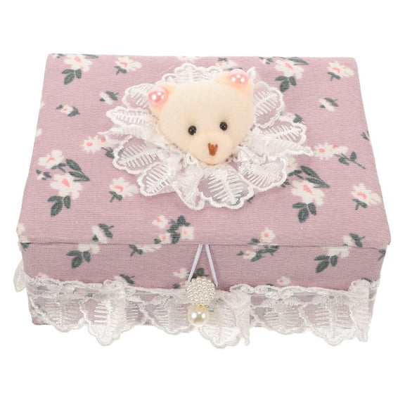 Toddmomy 1Set Purple Cloth Sewing Kit Box for Home Sewing and Student Dormitory Use