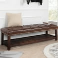 thumbnail image 6 of 60" Bedroom Bench with Full - Sponge Cushion / Comfortable and Easy to Assemble, 6 of 7