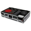 Odyssey KPT01SCBLK KROM Series Black Portablist Case for Numark PT01 Turntable with Side Compartment