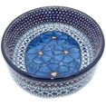 thumbnail image 2 of Polish Pottery Medium Oval Casserole Baker - 11" long - Cobalt Poppies - UNIKAT, 2 of 3