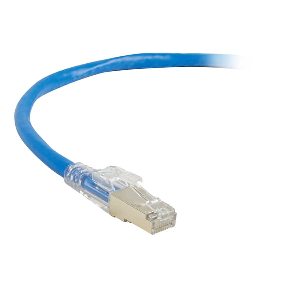 Black Box CAT6A 650-MHz Locking Snagless Patch Cable