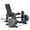 Black with 190LB Colorful Plates, variant on Mitonos Leg Extension and Leg Curl Machine, Mitonos Dual Independent Leg Machine, Plate Loaded Unilateral Lower Body Training Equipment for Home Gym