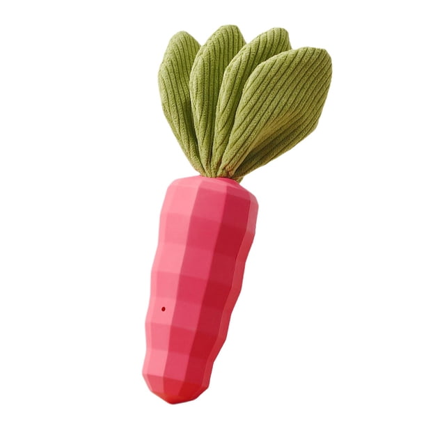 Juguete para Mascotas Zanahoria de Goma Sunnimix Juguetes interactivos