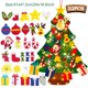 thumbnail image 1 of DIY Felt Christmas Tree 2023 Merry Christmas Decorations for Home Navidad Xmas Tree with Light Christmas Ornaments New Year Gift, 1 of 4