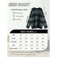 thumbnail image 4 of EMMIOL Women's Christmas Oversized Stripe Sweater 2025 Fall Y2K Trendy Crewneck Knit Top,Loose Fit Long Sleeve Pullover, 4 of 7