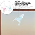 thumbnail image 3 of DRAFIDEEP Set of 2 Acrylic Hummingbird Ornaments, Decorative Window Hanging for Home, Office, and Indoor Spaces, 3 of 8