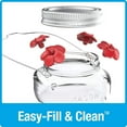 thumbnail image 6 of Nature's Way Bird Products Mason Jar Hummingbird Dish Feeder, 6 oz, 6 of 7